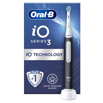 Elektrinis dantų šepetėlis Braun Oral-B iO Series 3, juodas