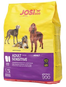 Sausas šunų maistas JosiDog Active Adult Sensitive, 0.9 kg
