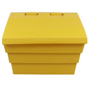 Dėžė smėlio ir druskos mišiniui laikyti, geltonos sp., 150 l