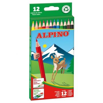 Spalvotieji pieštukai Alpino, 1AAL010654, 12 vnt.