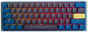 Klaviatūra Ducky One 3 Mini RGB Cherry MX Silent EN, mėlyna