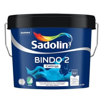 Dažai Sadolin Bindo 2 BW, balta, 2.5 l