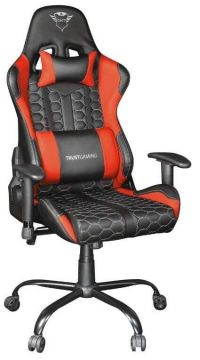 Žaidimų kėdė Trust GXT 708R, juoda/raudona
