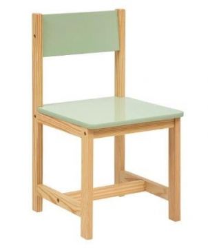 Kėdė vaikiška Atmosphera, žalia, 29 cm x 29 cm