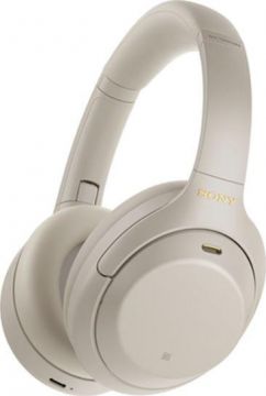 Belaidės ausinės Sony WH-1000XM4, sidabro