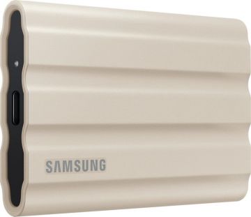 Kietasis diskas Samsung T7 Shield, SSD, 2 TB, smėlio