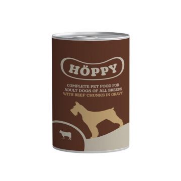 Šlapias šunų maistas HOPPY, jautiena, 0.415 kg