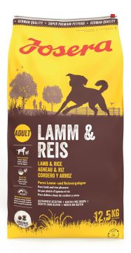 Sausas šunų maistas Josera Lamm & Reis, ėriena, 12.5 kg