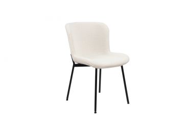 Valgomojo kėdė Domoletti, šviesiai pilka, 60cm x 52cm x 81cm