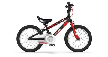Vaikiškas dviratis Outliner, juodas/raudonas, 16