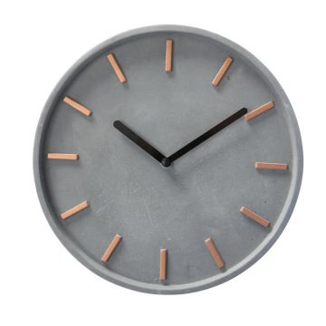 Laikrodis 3453200, pilka, cementas, D27 cm