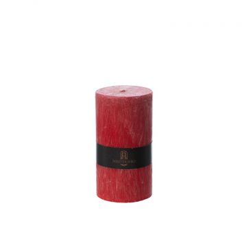  Sojų vaško žvakė, Masterjero, raudona,12 cm