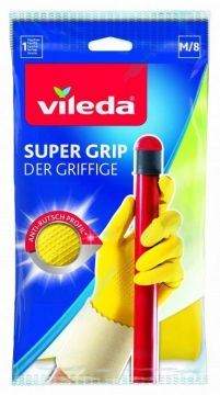 Guminės pirštinės Vileda Super Grip, guma, M