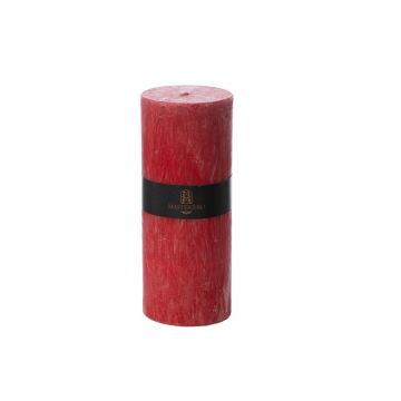 Sojų vaško žvakė, Masterjero, raudona,16 cm
