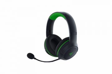 Laidinės žaidimų ausinės Razer Kaira, juodos/žalios