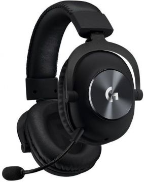 Žaidimų ausinės Logitech Pro X, juodos