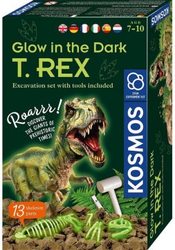 Kasinėjimo rinkinys Kosmos Glow In The Dark T-Rex