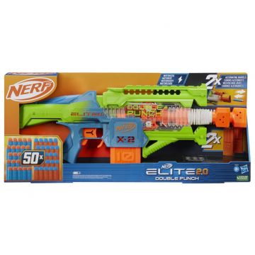 Žaislinis šautuvas su kulkomis Nerf Double Punch F6363