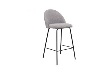 Valgomojo kėdė Domoletti, pilka, 49.5 cm x 45 cm x 90 cm