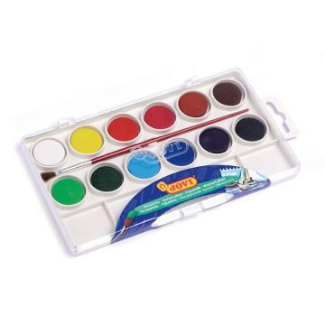 Akvareliniai dažai Jovi, 12 spalvų
