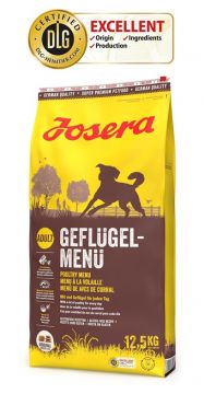 Sausas šunų maistas Josera Geflügel-Menü, paukštiena, 12.5kg