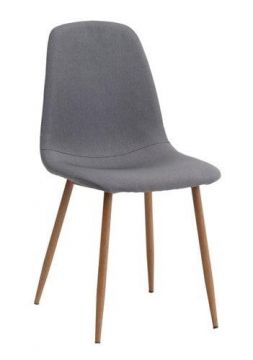 Valgomojo kėdė Domoletti JC3018, juoda/pilka,53x45x87cm
