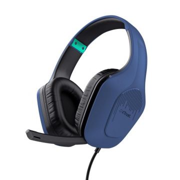 Laidinės žaidimų ausinės TRUST GTX 415 ZIROX, mėlynos