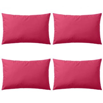  Lauko pagalvės, 4 vnt., rožinės spalvos, 60x40cm