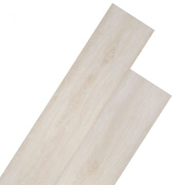  Grindų plokštės, ąžuolo baltos, PVC, 4,46m², 3mm, nelipnios