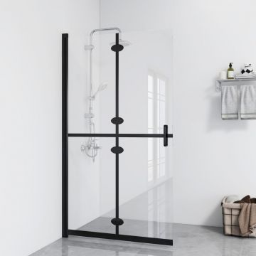  Sulankstoma dušo sienelė, skaidri, 110x190cm, ESG stiklas