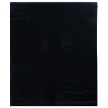  Langų plėvelė, juoda, 90x1000cm, PVC, statinė, matinė
