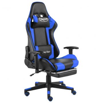  Pasukama žaidimų kėdė su pakoja, mėlynos spalvos, PVC