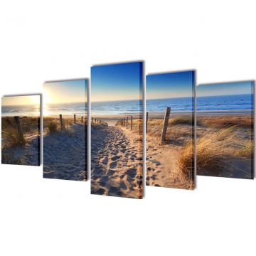 Fotopaveikslas "Paplūdimys" ant Drobės 100 x 50 cm