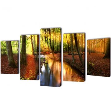 Fotopaveikslas "Miškas" ant Drobės 100 x 50 cm