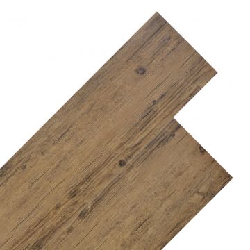  Grindų plokštės, riešutmedžio, PVC, 5,26m², 2mm, nelipnios