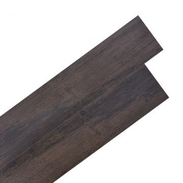  PVC grindų plokštės, prilipdomos, 5,02m², 2 mm, tamsiai ruda,