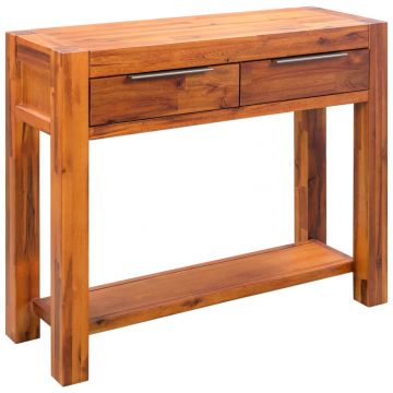  Konsolinis staliukas, akacijos medienos masyvas, 86x30x75cm