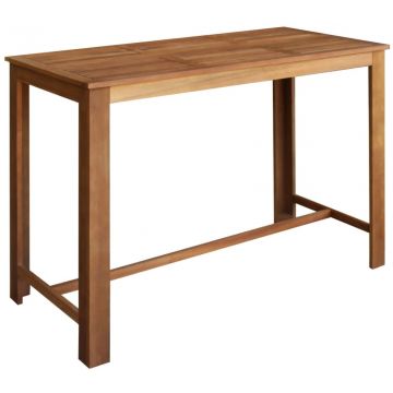  Baro stalas, masyvi akacijos mediena, 150x70x105cm