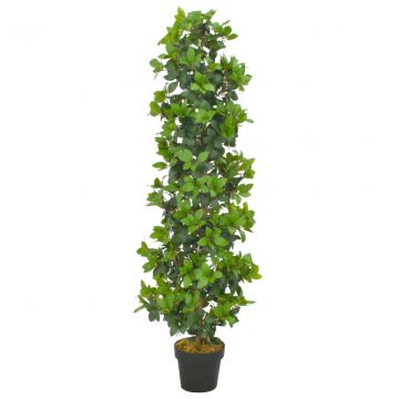  Dirbtinis augalas-lauramedis su vazonu, žalios spalvos, 150cm