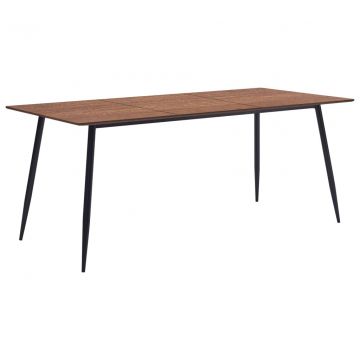  Valgomojo stalas, rudos spalvos, 180x90x75cm, MDF