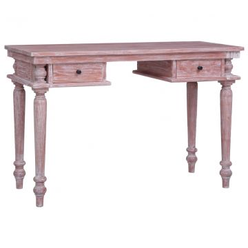  Rašomasis stalas, 120x50x78cm, raudonmedžio medienos masyvas	