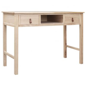  Rašomasis stalas, natūralios spalvos, 110x45x76 cm, mediena