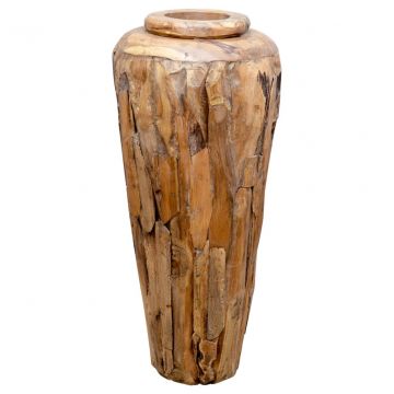  Dekoratyvinė vaza, 40x80cm, tikmedžio medienos masyvas