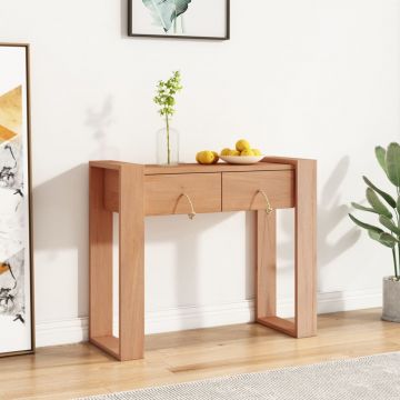  Konsolinis staliukas, 90x35x75cm, tikmedžio medienos masyvas