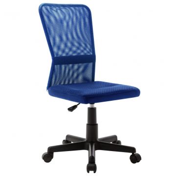  Biuro kėdė, mėlynos spalvos, 44x52x100cm, tinklinis audinys