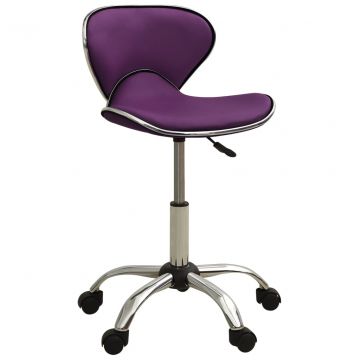  Spa salono kėdė, violetinės spalvos, dirbtinė oda