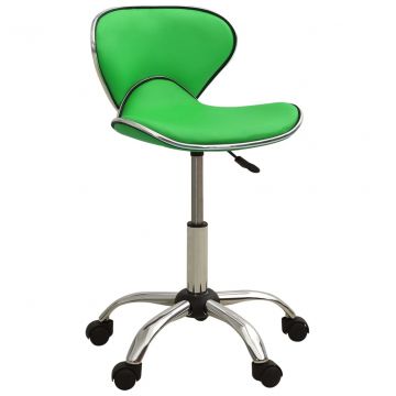  Spa salono kėdė, žalios spalvos, dirbtinė oda