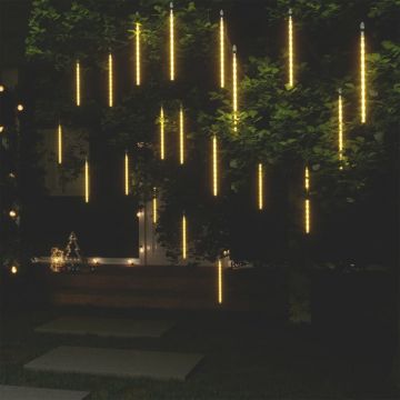  Girlianda meteorų lietus, 20vnt., 30cm, 480 šiltų baltų LED