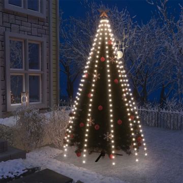 Kalėdų eglutės girlianda su 300 šaltų baltų LED lempučių, 300cm