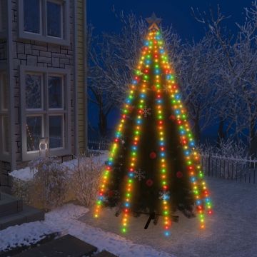  Kalėdų eglutės girlianda su 400 spalvotų LED lempučių, 400cm
